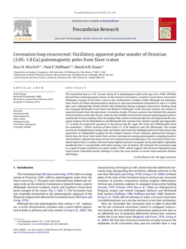 Coronation Loop Resurrected: Oscillatory Apparent Polar Wander of Orosirian (2.05–1.8 Ga) Paleomagnetic Poles from Slave Craton