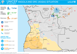 ANGOLA and DRC (KASAI) SITUATION 31 July 2017 CONGO Kinshasa