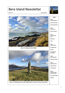 Bere Island Newsletter