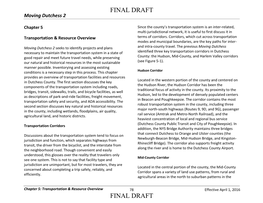 FINAL DRAFT FINAL DRAFT Moving Dutchess 2 South