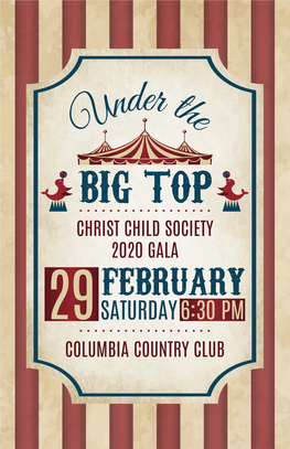 Christ Child Society 2020 Gala Columbia Country Club