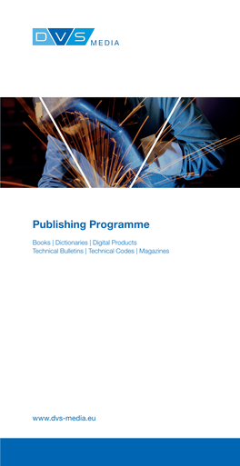 Publishing Programme