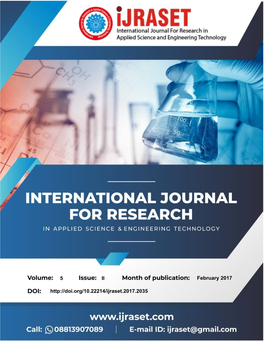 International Journal for Research in Applied Science & Engineering Technology