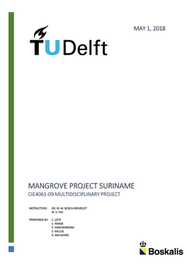 Mangrove Project Suriname Cie4061-09 Multidisciplinary Project