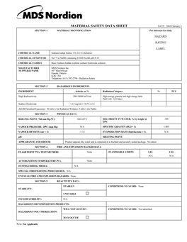 Sodium Iodide Iodine 131 (I-131) Solution