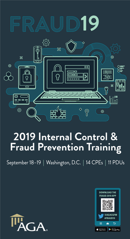 2019 Internal Control & Fraud Prevention Training