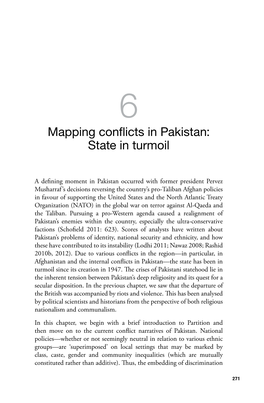 6. Mapping Conflicts in Pakistan