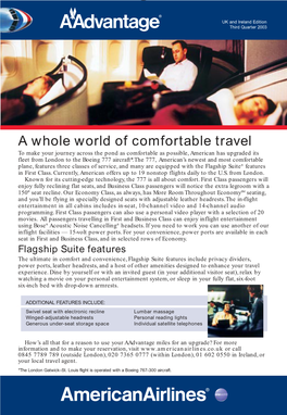 A Whole World of Comfortable Travel