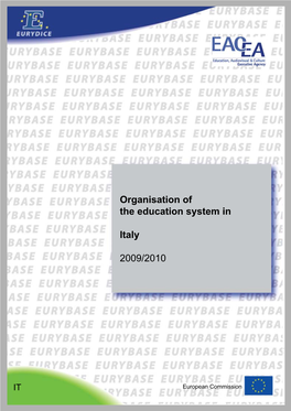 Organisation of the Education System in Italy 2009/2010