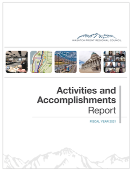 2021 Activities and Accomplishments Report