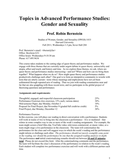 Gender and Sexuality