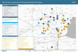 Detroit New Construction & Proposed Multifamily Projects