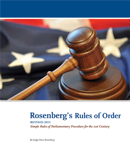 Rosenberg's Rules of Order