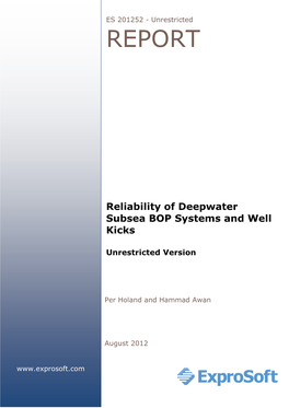 Reliability of Deepwater Subsea BOP Systgems and Well Kicks