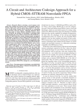 A Circuit and Architecture Codesign Approach for a Hybrid CMOS