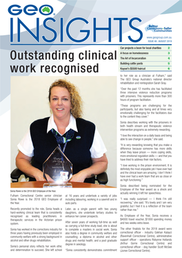 Outstanding Clinical Work Recognised
