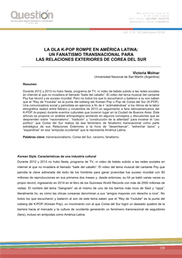 La Ola K-Pop Rompe En América Latina: Un Fanatismo Transnacional Para Las Relaciones Exteriores De Corea Del Sur