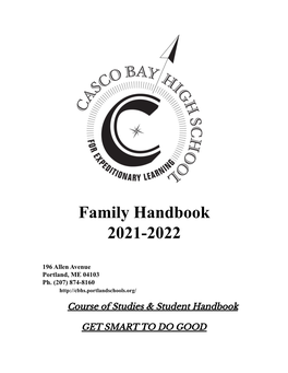 Family Handbook 2021-2022