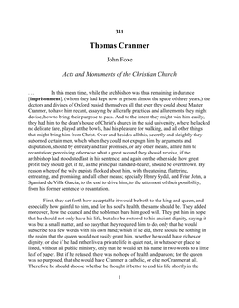 Thomas Cranmer