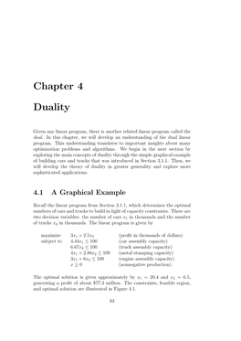 Chapter 4 Duality