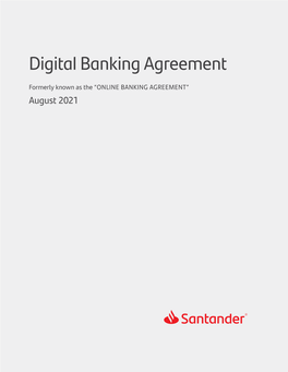 Digital Banking Agreement
