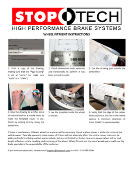 Wheel Fitment Instructions