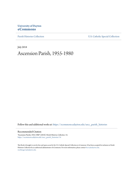Ascension Parish, 1955-1980
