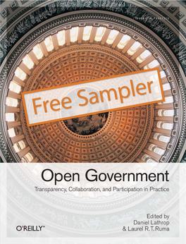 Open Government, the Image of the Capitol Building, and Related Trade Dress Are Trademarks of O’Reilly Media, Inc