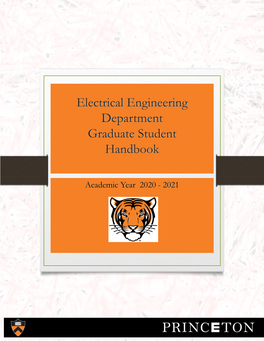 Electrical Engineering Department Graduate Student Handbook