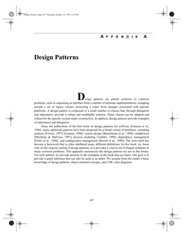 Design Patterns Page 497 Thursday, October 14, 1999 2:35 PM