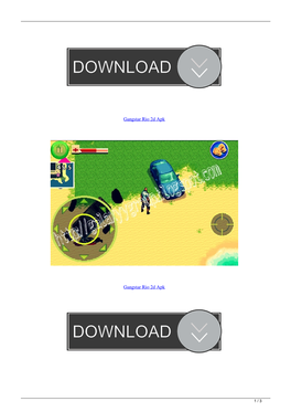 Gangstar Rio 2D Apk