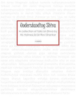 Understanding Shiva