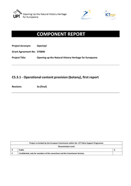 Component Report