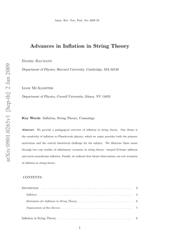 Arxiv:0901.0265V1 [Hep-Th] 2 Jan 2009