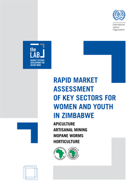 Rapid Market Assessment of Key Sectors for Women and Youth in Zimbabwe Apiculture Artisanal Mining Mopane Worms Horticulture