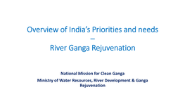 River Ganga Rejuvenation