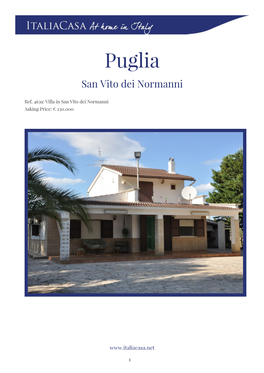 Puglia San Vito Dei Normanni