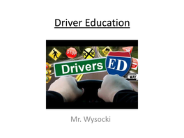 Driver Education