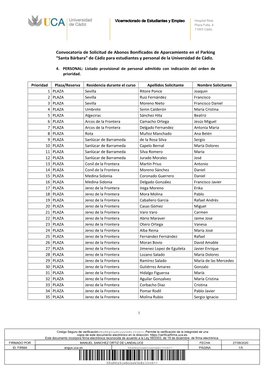 De Cádiz Para Estudiantes Y Personal De La Universidad De Cádiz