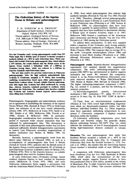 The Ordovician History of the Iapetus Ocean in Britain