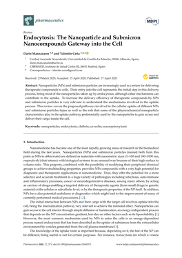 Endocytosis: the Nanoparticle and Submicron Nanocompounds Gateway Into the Cell