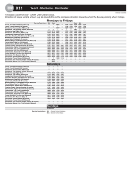 Timetable-For-X11-Service.Pdf