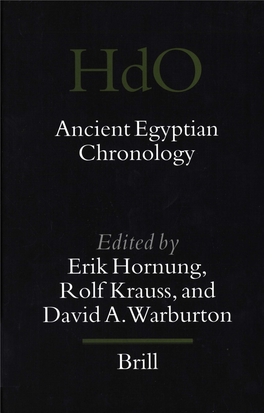 Ancient Egyptian Chronology