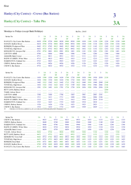 3 3A 3 3A 3 3A 3 3A 3 3A 3 3A 3 3A 3 3A TP TP TP TP TP TP TP TP HANLEY, City Centre Bus Station