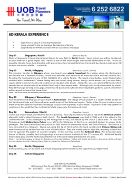 6D Kerala Experience