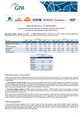 RI GPA Release De Vendas 4T13 13Jan Final ENG