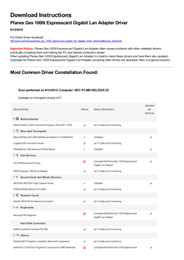 Planex Gex 1000T Expresscard Gigabit Lan Adapter Driver 8/13/2015