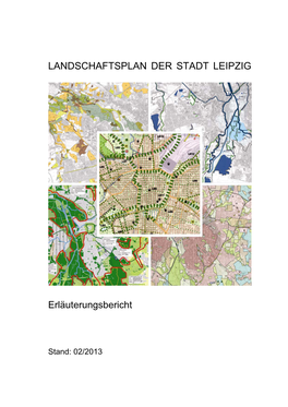 Landschaftsplan Der Stadt Leipzig