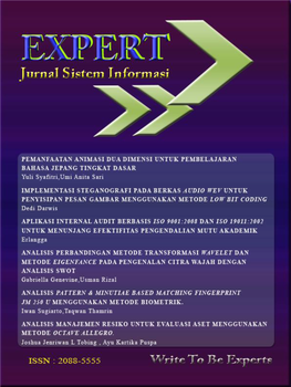 Expert Jurnal Manajemen Sistem Informasi Dan Teknologi