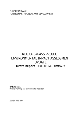 Rijeka Bypass Project [EBRD
